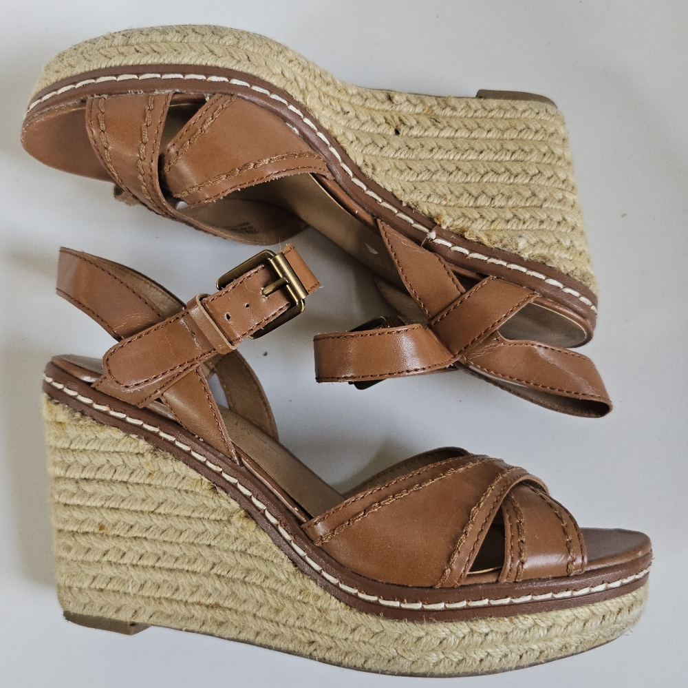 ☆ FRANCO SARTO Dalton Retro Wedge Espadrille